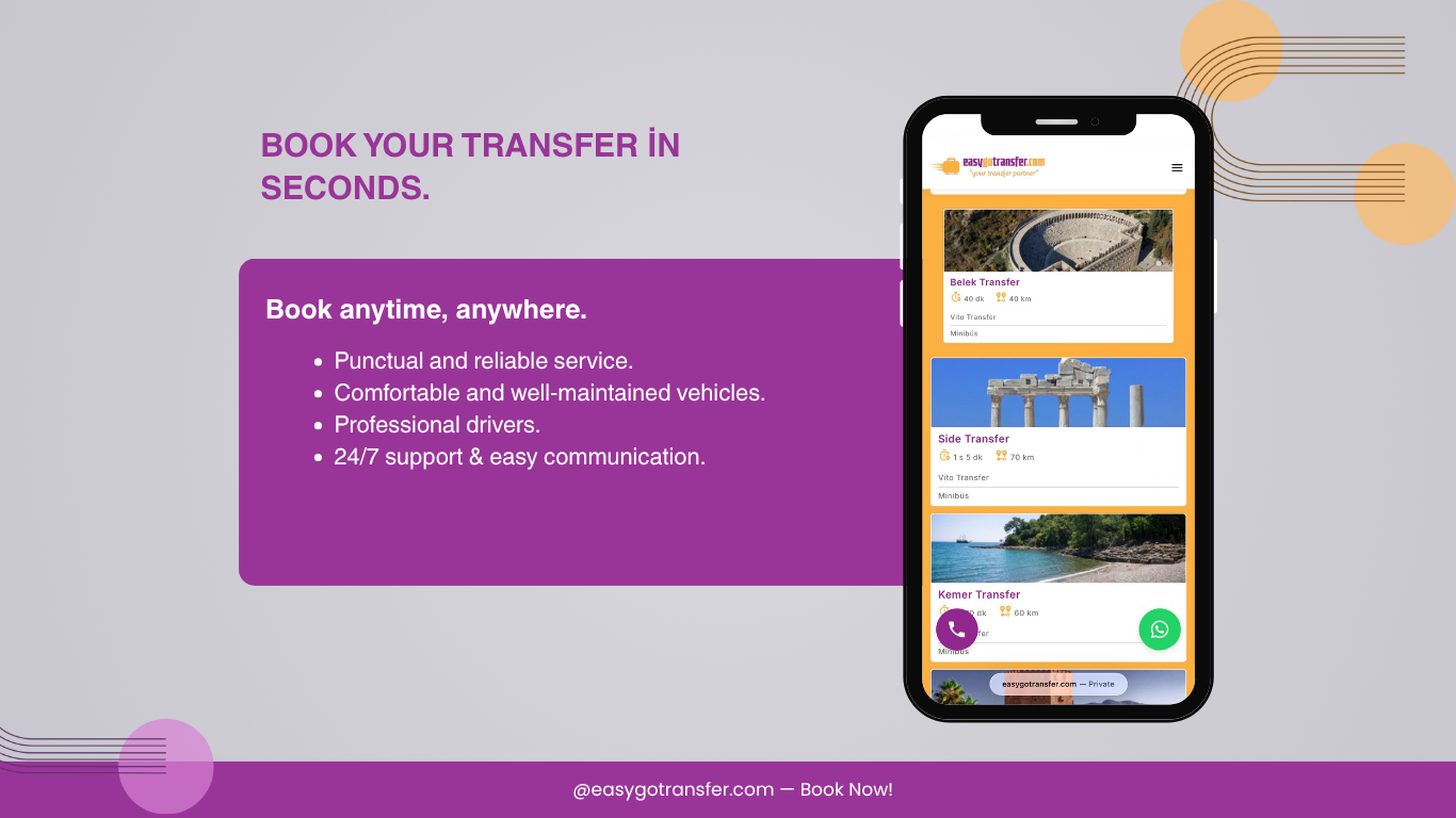 Fast and Secure Online Transfer Booking with Easygo Transfer